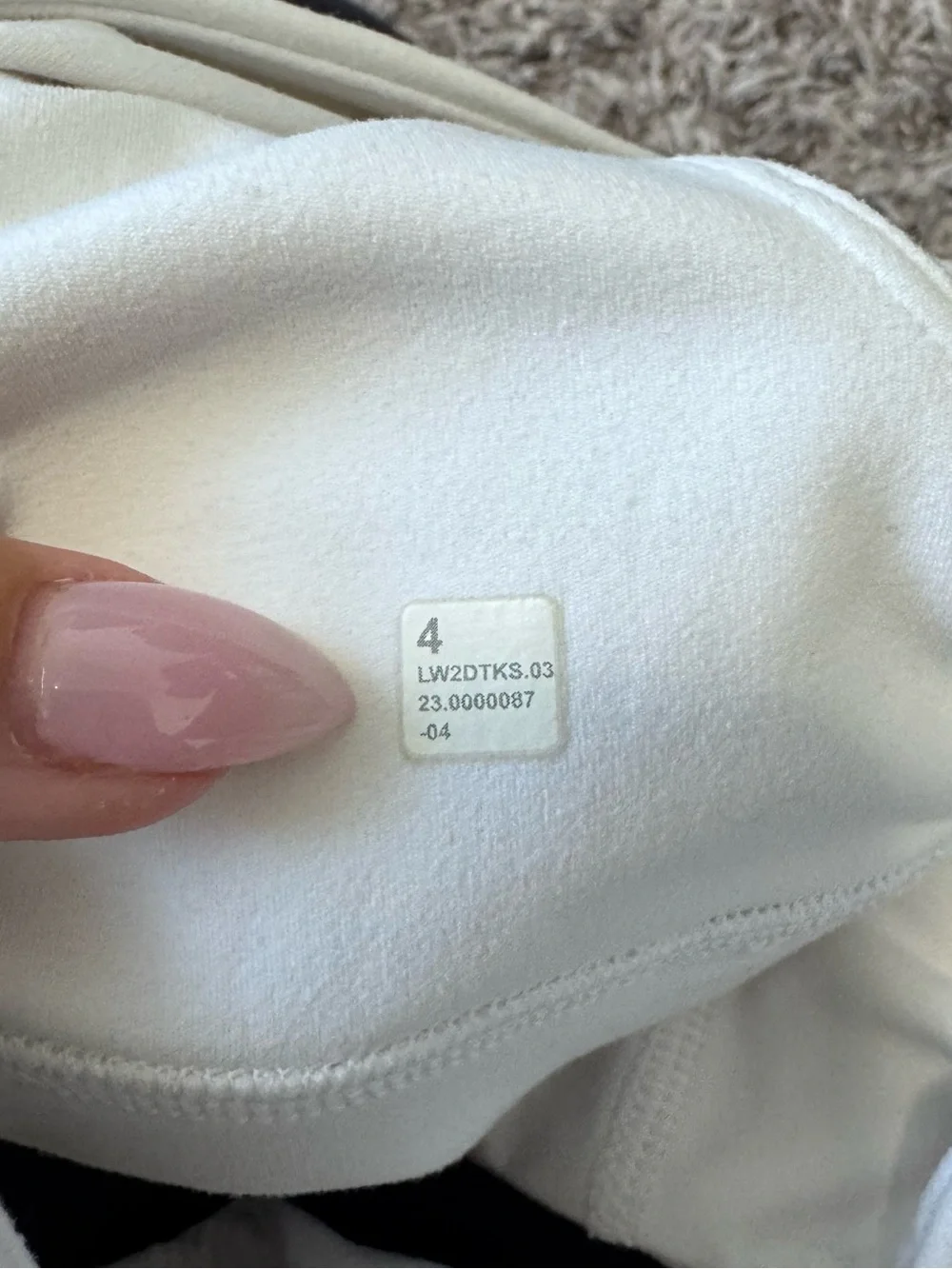 Lululemon Align Asymmetrical Bra *Light Support, A/B Cup Bone 4